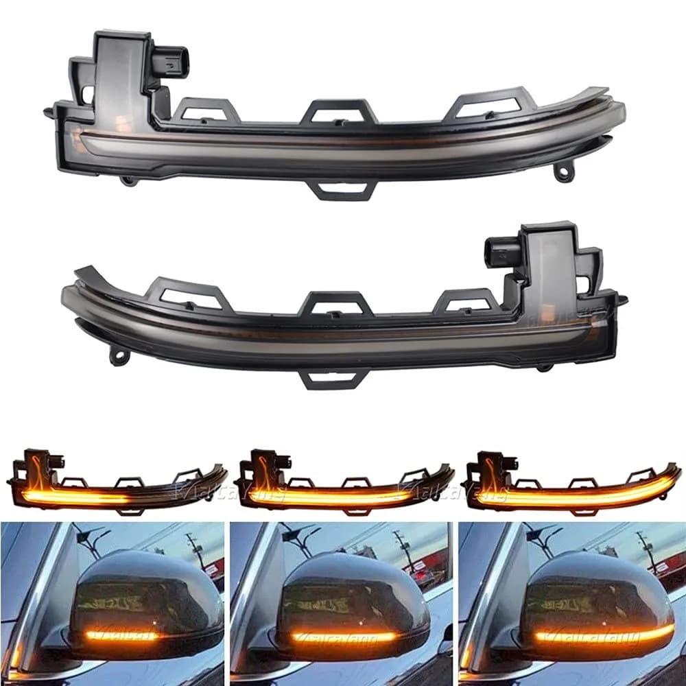 Malcayang Vehicle Light Assembly Turn Signal for BMW X3 X4 X5 X6 | Dynamic Sequential LED Blinkers (70-120 chars)
