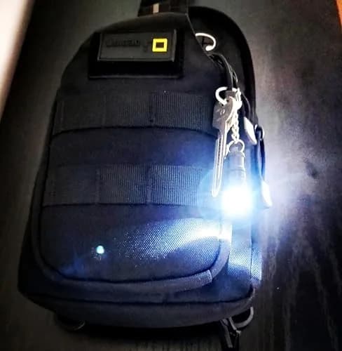 Nitefox e1 Micro Keychain Flashlight 3.3cm (1.3in) | World's Smallest EDC Light thumbnail 5