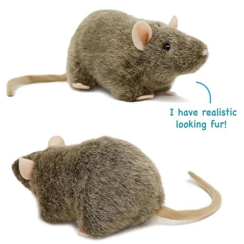 TigerHart Reuben The Rat Stuffed Animal Plush Mouse 17.78cm (7in) | ASTM-Tested & BPA-Free thumbnail 4