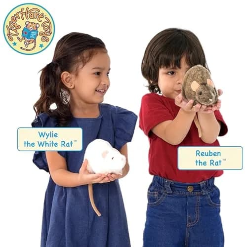 TigerHart Reuben The Rat Stuffed Animal Plush Mouse 17.78cm (7in) | ASTM-Tested & BPA-Free thumbnail 6