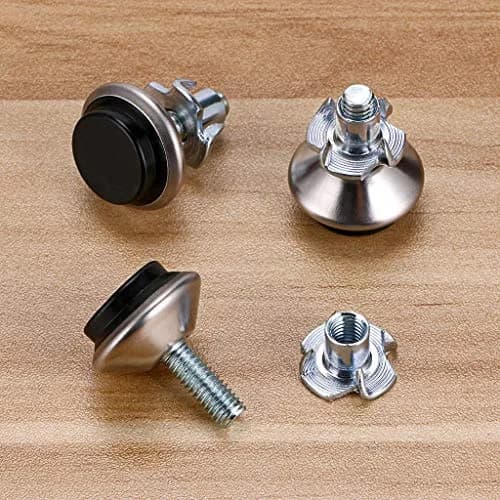 OwnMy M6 Adjustable Swivel Leveling Feet 12PCS Metal Adjustable Table Feet | Floor-Friendly & Adjustable thumbnail 4
