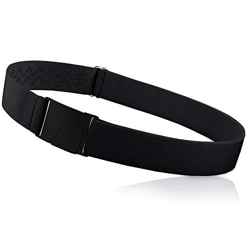 ONE-BELT No Show Invisible Elastic Belt for Women & Men 1.5 cm (1.5") Adjustable, Fits Waist up to 127 cm (50") | Flat Buckle, Hypoallergenic - main product image