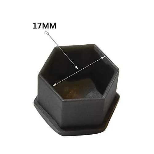 FiveEyes 17mm Wheel Lug Nut Covers Bolt Caps for Audi BMW Mercedes with Removal Tool, 20PCS Gray | Protects Bolt Heads thumbnail 2