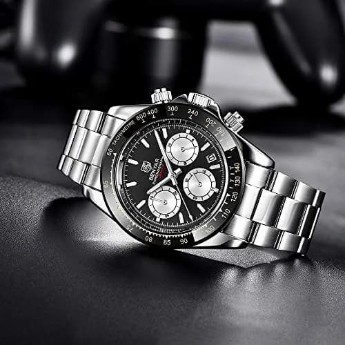 BENYAR Men's Watch Quartz Movement Wrist Watch 4.0cm Dial Diameter | Waterproof & Scratch Resistant thumbnail 7