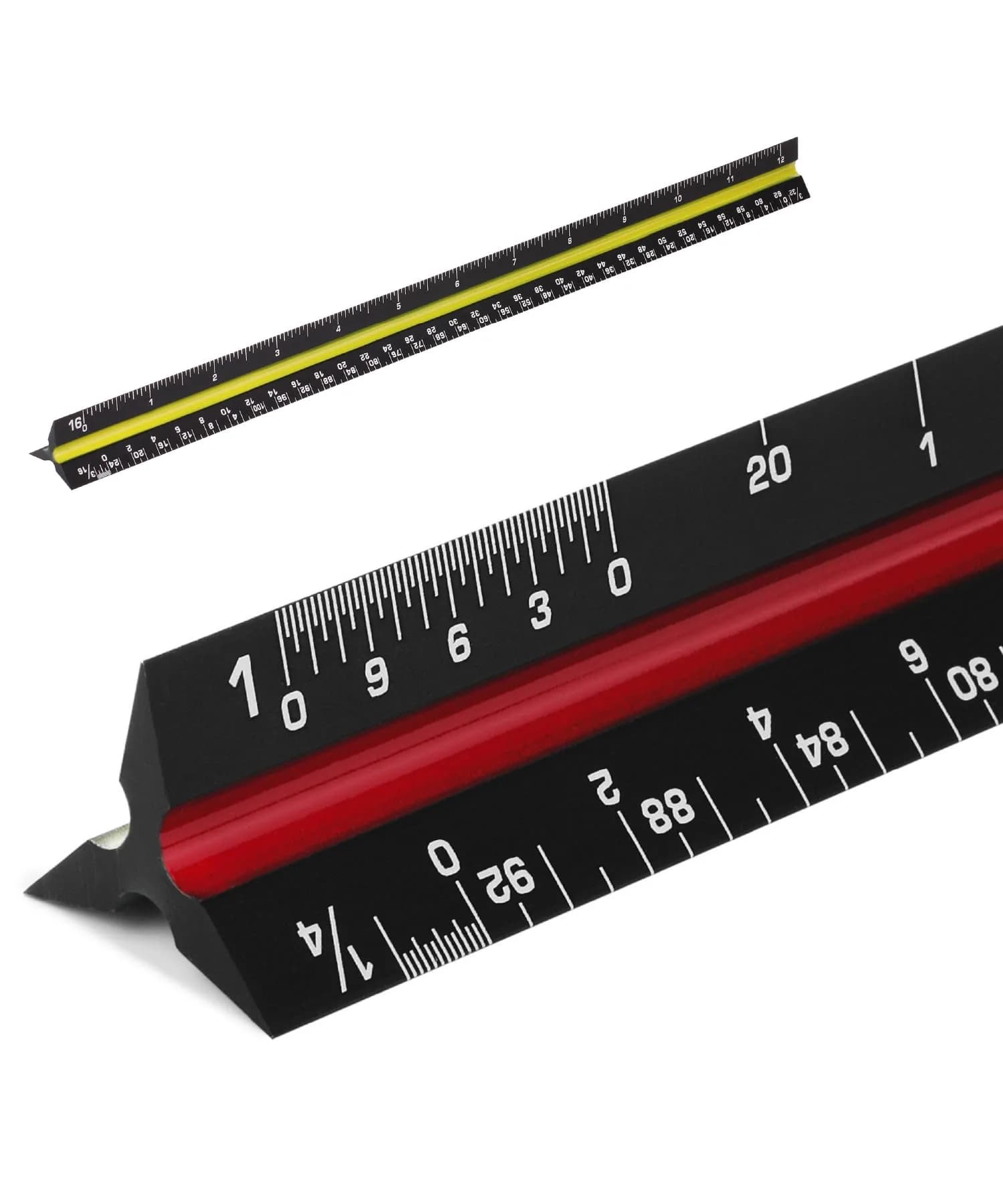 Mr. Pen Architectural Scale Ruler 12 inch (30 cm) Black | Precision Drafting Tool for Architects — Black
