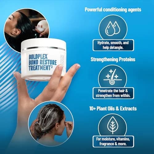 BOLD UNIQ BoldPlex Hair Mask 6.76 Fl Oz | Deep Repair for Damaged Hair thumbnail 6