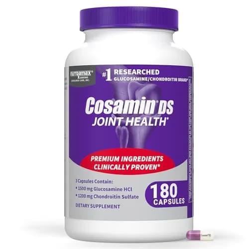 Nutramax Cosamin DS Joint Supplement 180 Capsules | Clinically Proven Cartilage Support thumbnail 1