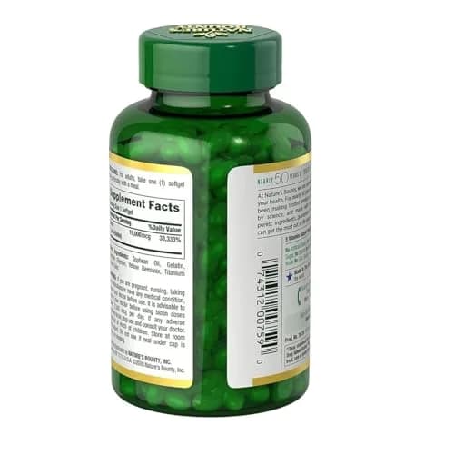 Nature's Bounty Biotin 10,000 mcg Rapid Release Softgels 250 Count | Supports Hair, Skin & Nails Health thumbnail 3