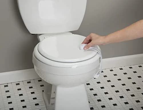 Safety 1st Outsmart Toilet Lock, Two Pack, White | Child-Safe Toilet Lock with Decoy Button thumbnail 2