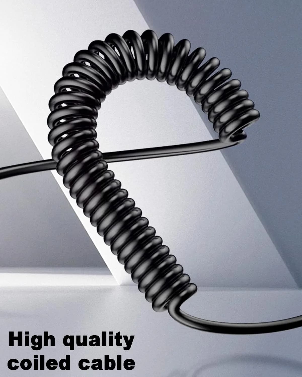 Duttek Extreme Thin Coiled Micro HDMI to HDMI Cable 1.8M (6FT) | 4K@60Hz, 18Gbps, ARC - view 7