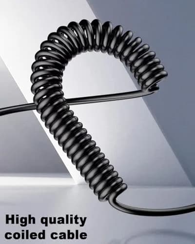 Duttek Extreme Thin Coiled Micro HDMI to HDMI Cable 1.8M (6FT) | 4K@60Hz, 18Gbps, ARC thumbnail 7