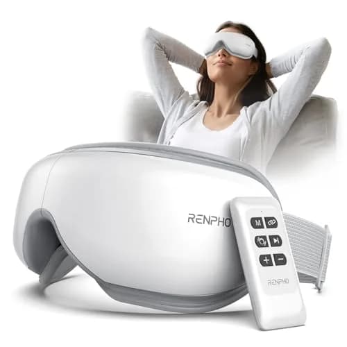 RENPHO Eyeris 1 Eye Massager with Heat | Sleep Mask with Remote Control for Relaxation thumbnail 1