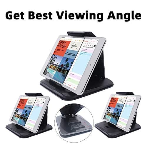 iSaddle Universal Dashboard GPS Phone Tablet PC Navigation Mount Holder with Silica Gel Base, Black (15.8cm x 15.8cm) thumbnail 3