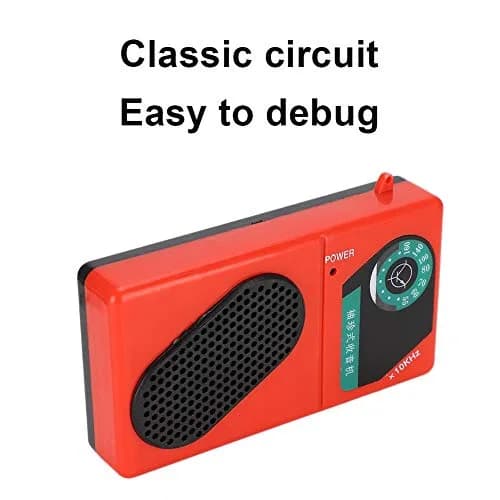 S erounder 3V Radio DIY Kit | Classic 6-Tube Shortwave Circuit with Headphone Jack thumbnail 5