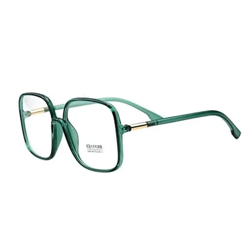 Shiratori Blue Light Blocking Glasses Oversized Nerd Frame | UV400 Anti Blue Ray for Women thumbnail 1