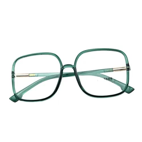 Shiratori Blue Light Blocking Glasses Oversized Nerd Frame | UV400 Anti Blue Ray for Women thumbnail 4