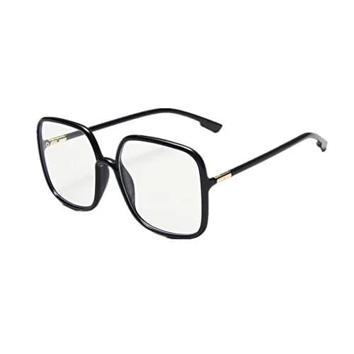 Shiratori Blue Light Blocking Glasses Big Frame Retro Style UV400 Protection | Anti Blue Ray Computer Glasses for Women thumbnail 1