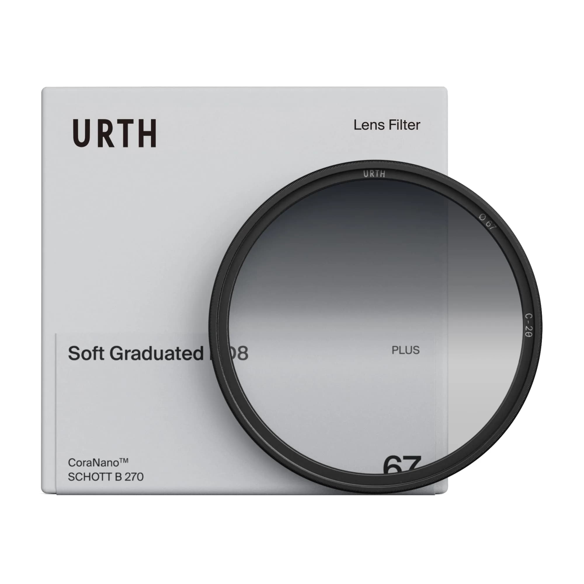 Urth 43mm Soft Graduated ND8 Lens Filter Plus | 3-Stop Light Reduction for Landscape Photography