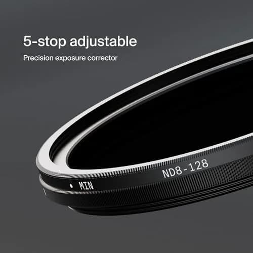 Urth 52mm ND8-128 Variable ND Lens Filter (Plus+) — 3-7 Stop Range, Ultra-Slim Nano-Coated Neutral Density Filter for Cameras thumbnail 4