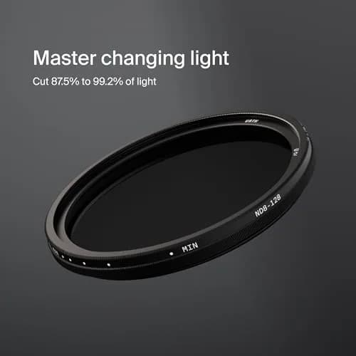 Urth 52mm ND8-128 Variable ND Lens Filter (Plus+) — 3-7 Stop Range, Ultra-Slim Nano-Coated Neutral Density Filter for Cameras thumbnail 2