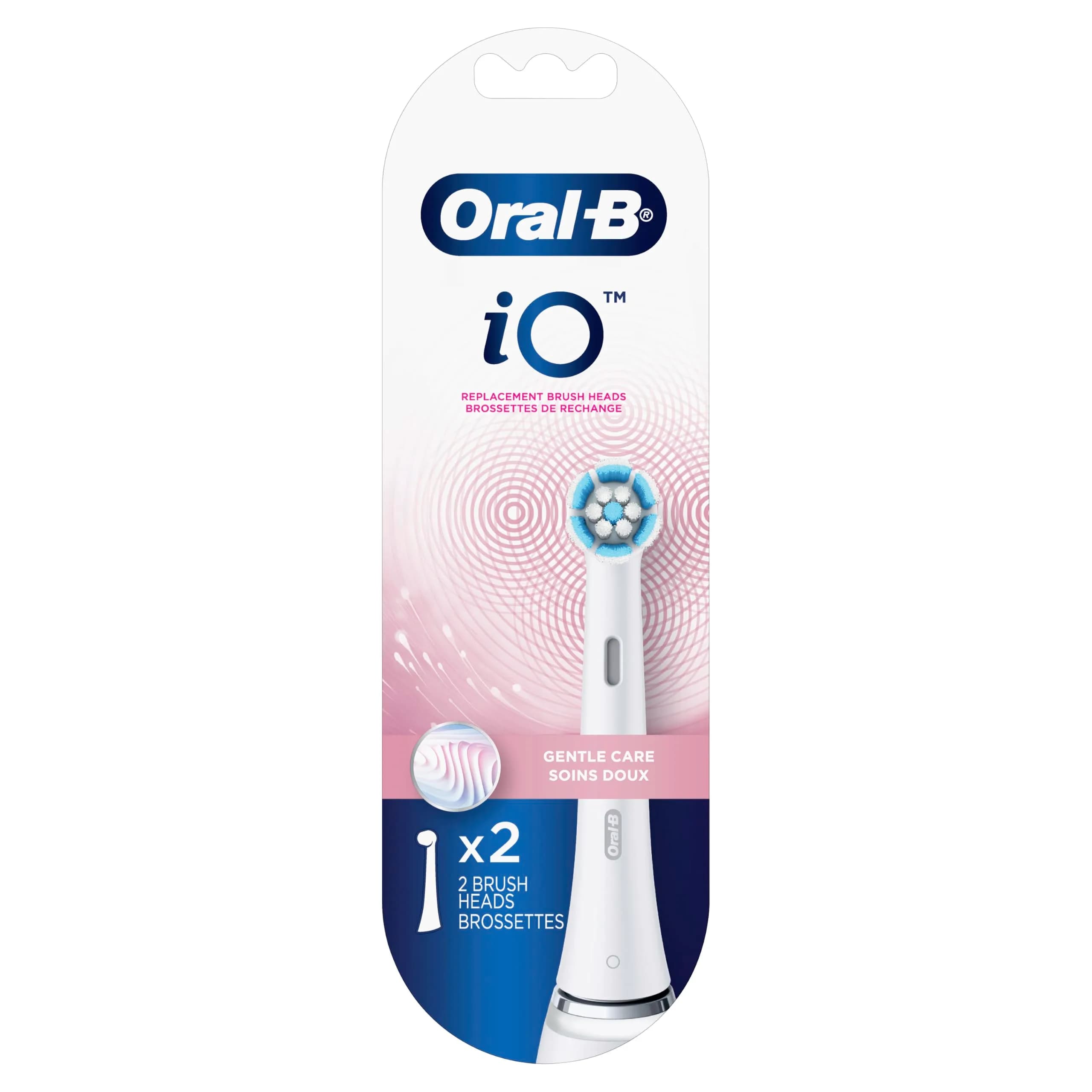 Oral-B iO Series Gentle Care Electric Toothbrush Replacement Brush Heads 2 Count (0.04 lb) | Dentist Recommended for Sensitive Gums - view 8