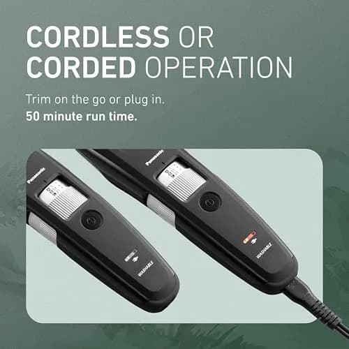 Panasonic ER-GB96-K Beard Trimmer for Men, 0.5mm-30mm Length Settings | Corded or Cordless Use thumbnail 6