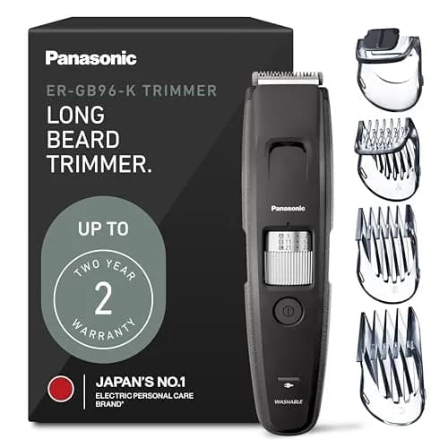 Panasonic ER-GB96-K Beard Trimmer for Men, 0.5mm-30mm Length Settings | Corded or Cordless Use thumbnail 1