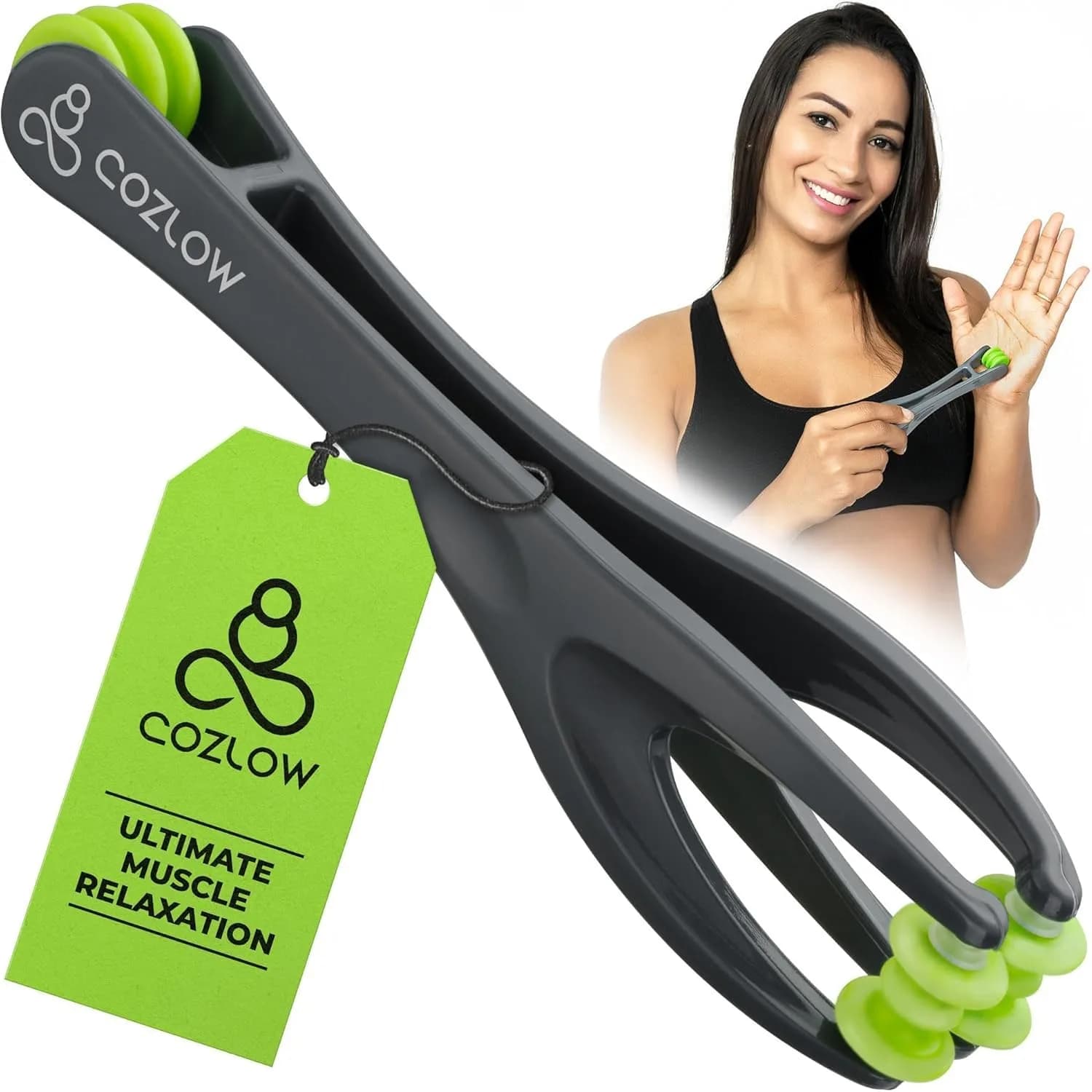 COZLOW Dual-Sided Finger Massager for Arthritis & Carpal Tunnel Relief | 17.78cm (7in) Length