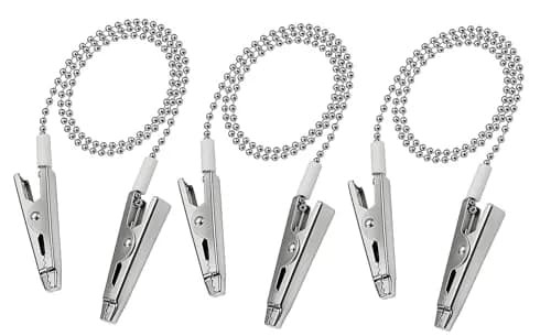 NARAMAX Silver 3 pcs Body Strap | Adjustable Reusable Bib Clips for Adults & Seniors thumbnail 1
