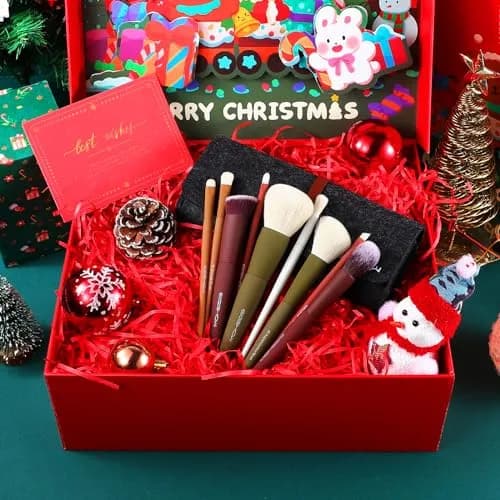 EIGSHOW Makeup Brushes 5 Colors | Ultra Soft Synthetic Kabuki Brush Set for Powder, Blush, Concealers, Contouring, Highlighting thumbnail 9