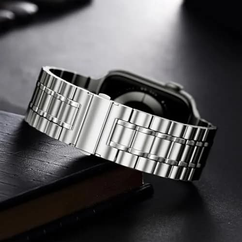 Bestig Metal Band Compatible with Apple Watch Series 11/10/9/8/7/6/5/4/SE 38mm-42mm | Dressier Stainless Steel thumbnail 8