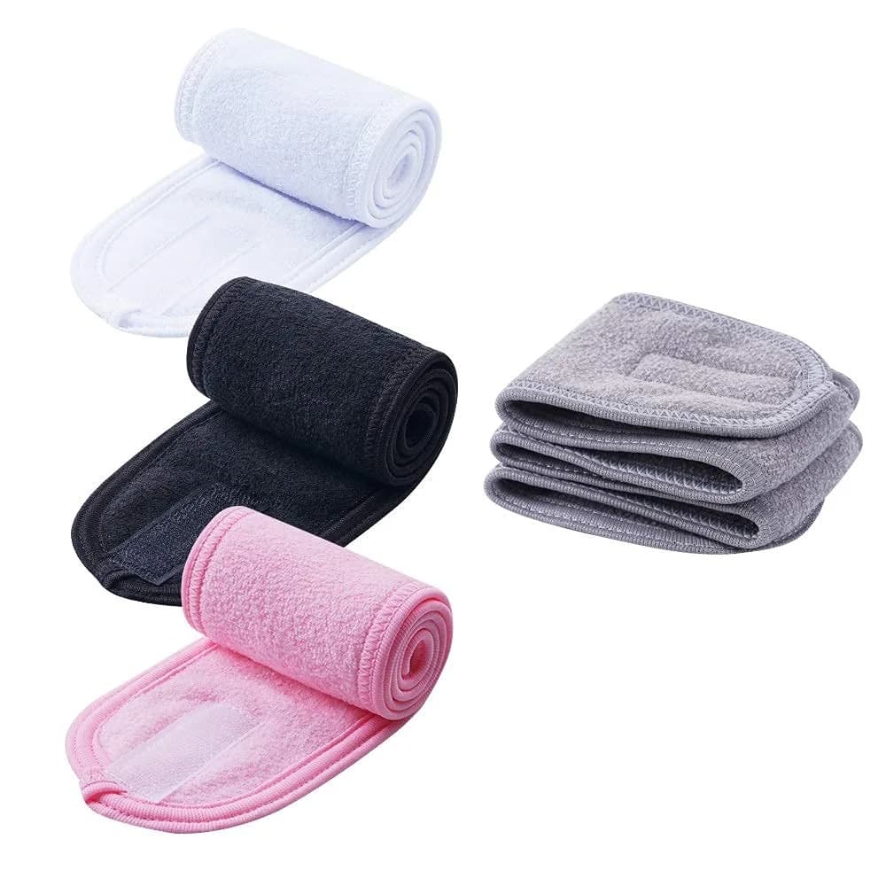 TDHDIKE Adjustable Facial Spa Headband | 24.4 x 3.35 inches (62 x 8.5 cm) - main product image