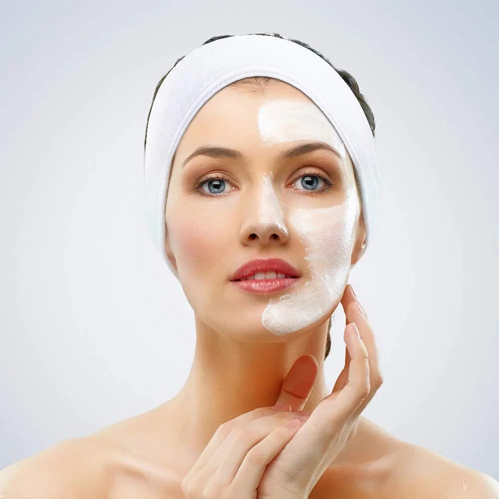 TDHDIKE Adjustable Facial Spa Headband | 24.4 x 3.35 inches (62 x 8.5 cm) - view 7