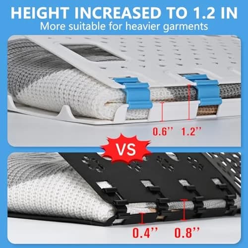 BoxLegend Enlarged Shirt Folder Board for Clothes Storage, Closet Organizers, 73cm x 58cm (28.3" x 22.8") | Folds T-shirts, Sweaters, Pants Neatly thumbnail 4