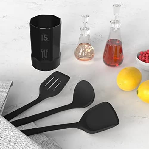 AOTHOD Silicone Cooking Utensils Set - Heat Resistant 446°F | BPA Free Kitchen Gadgets thumbnail 9