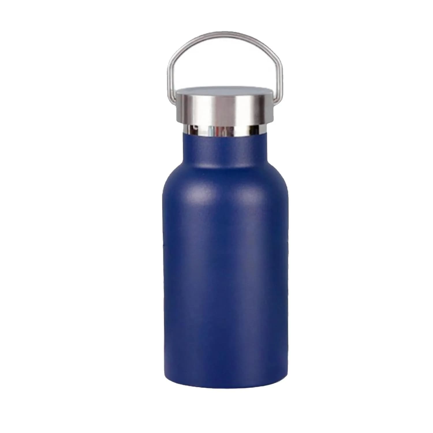 Gteller Double Walled Stainless Steel Vacuum Insulated Sports Water Bottle with Portable Stainless Lid, Wide Mouth (Blue 12oz)