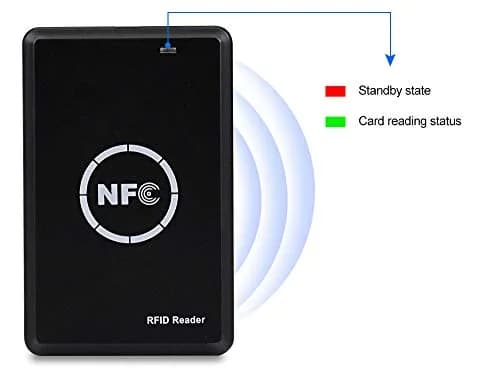 LEXI RFID NFC Duplicator NS106 with 5 T5577 & 5 UID Key Cards | USB Interface, 125KHz/13.56MHz Dual Frequency Copier thumbnail 7