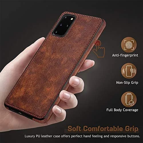 LOHASIC Leather Case for Samsung Galaxy S20 Plus 6.7" | Slim, Shockproof & Elegant thumbnail 6
