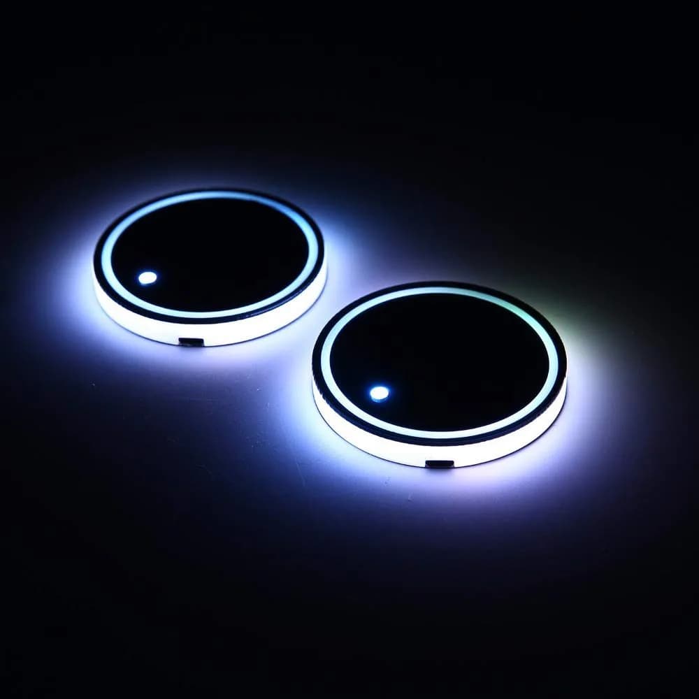 WedFeir LED Cup Holder Lights 7cm (2.75in) Round | 7 Colors & 3 Modes for Car Interior Atmosphere - view 4