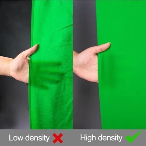 EMART 5x7Ft Green Screen Backdrop Polyester Wrinkle-Resistant for Photography & Streaming thumbnail 4