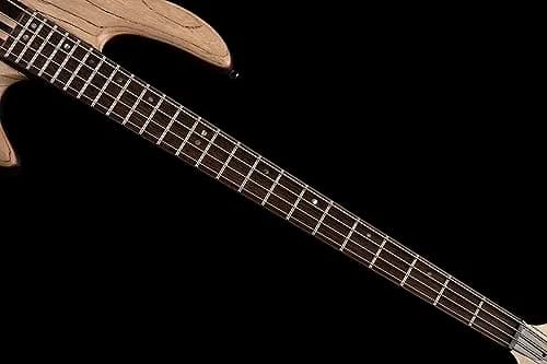 Cort Artisan A4 Ultra Ash Bass Guitar, Etched Natural Black | Modern Ash & Mahogany Bass for Rock & Studio thumbnail 2