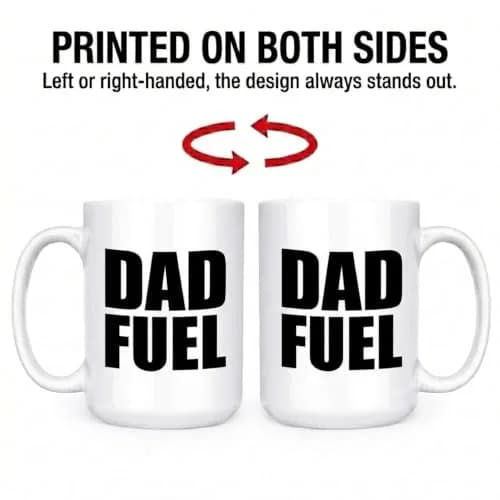 Artisan Owl Dad Fuel Coffee Mug 443ml (15oz) | Funny Ceramic Cup for Father, Husband, Expecting Dad thumbnail 6