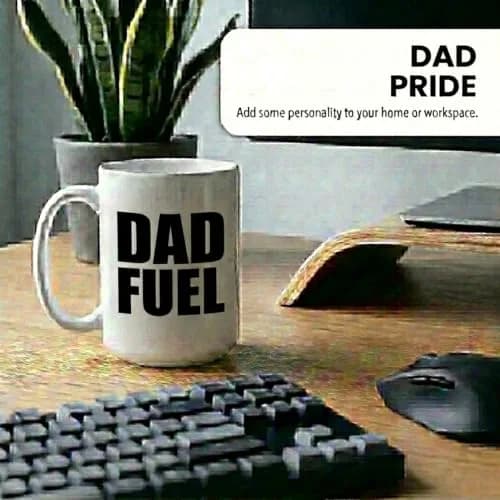 Artisan Owl Dad Fuel Coffee Mug 443ml (15oz) | Funny Ceramic Cup for Father, Husband, Expecting Dad thumbnail 7