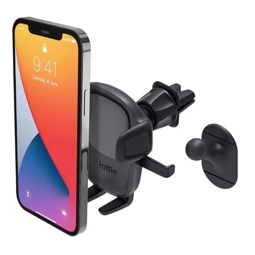 iOttie Easy One Touch 5 Air Vent & Flush Mount Combo - Universal Car Phone Holder for Smartphones, 10.2 cm (4 in) Width Capacity thumbnail 1