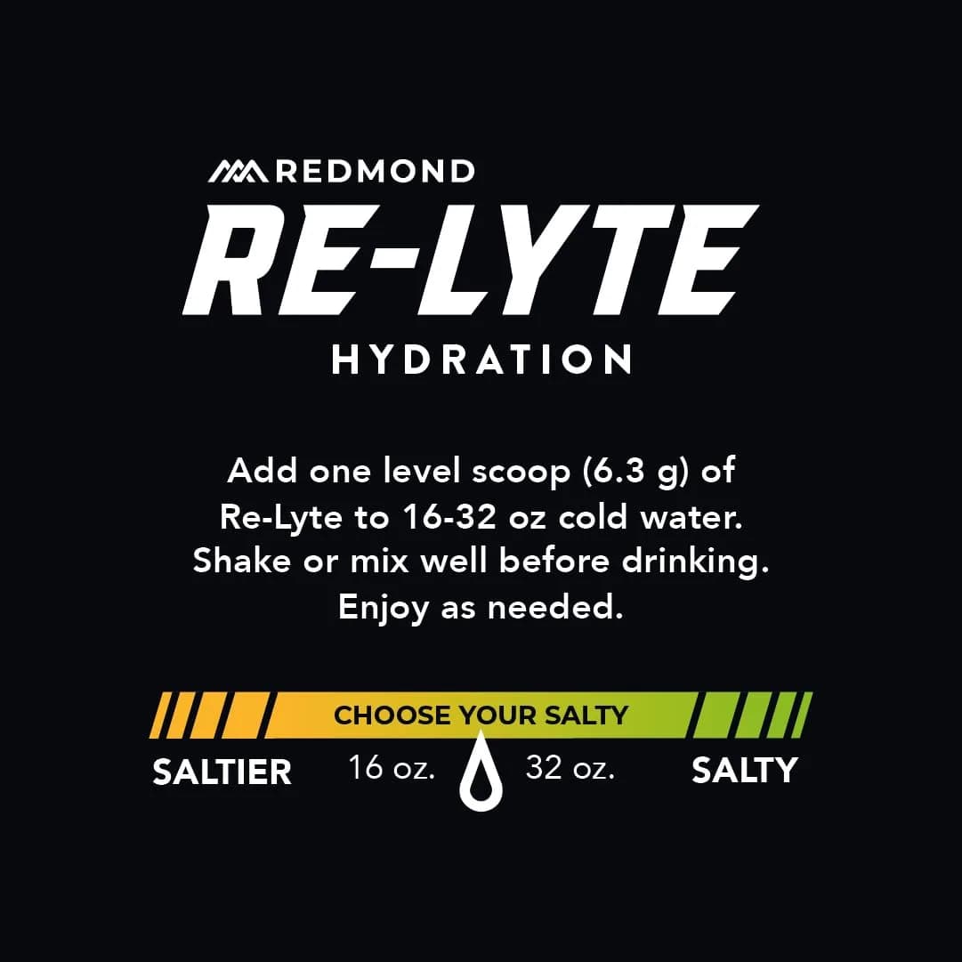 REDMOND Re-Lyte Hydration Electrolyte Mix Powder Limited Edition Mixed Berry 216g (7.62 oz) - Essential Minerals for Rehydration - view 4