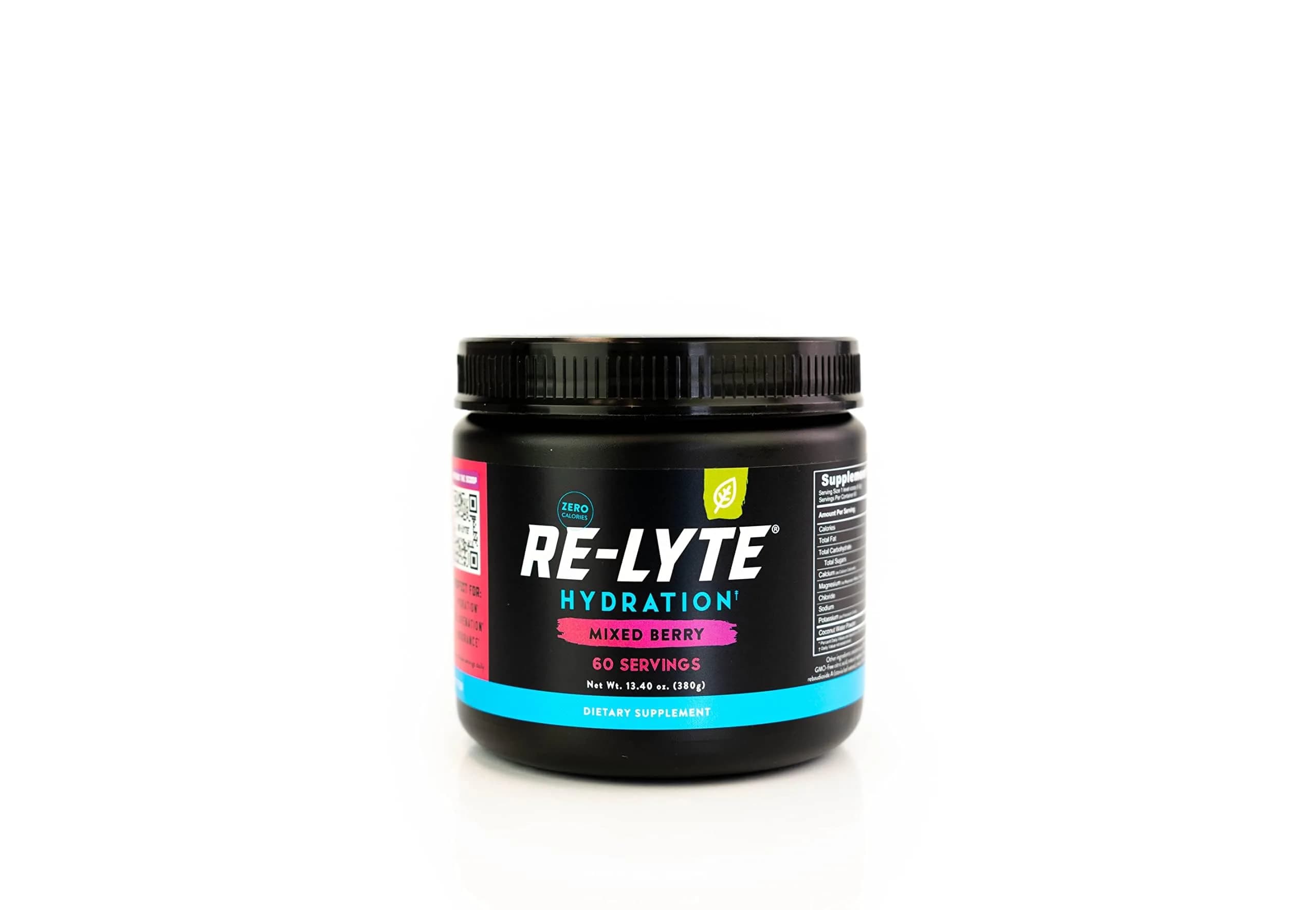 REDMOND Re-Lyte Hydration Electrolyte Powder Mix Strawberry Lemonade Flavor | 60 Servings — Mixed Berry