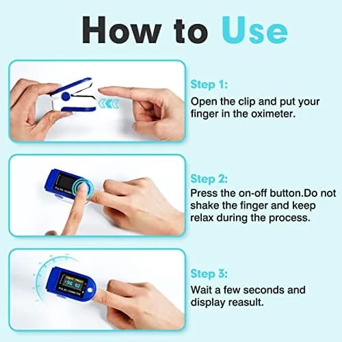 Easy@Home Fingertip Pulse Oximeter with Waveform Display | Accurate & Portable for Sports & Aviation thumbnail 6