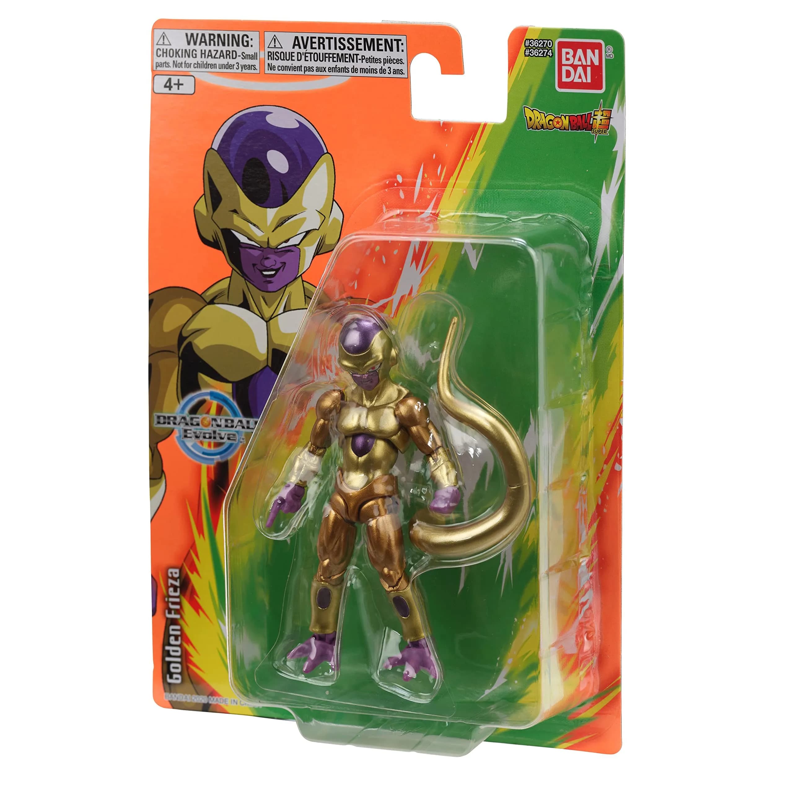 Dragon Ball Super Golden Frieza Evolve 5-inch (12.7cm) Action Figure | 16+ Articulation Points - view 4