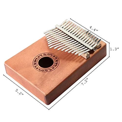 Ubblove Kalimba Thumb Piano 17 Keys | Portable Finger Piano for Adults & Kids thumbnail 6