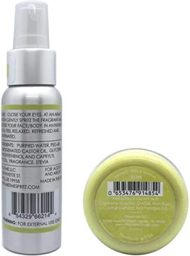 Pinch Me Stress Relief Combo Pack Mist Me Spray and Pinch Me Dough - 3 oz (Sun) | Relaxing sensory set for adults thumbnail 1